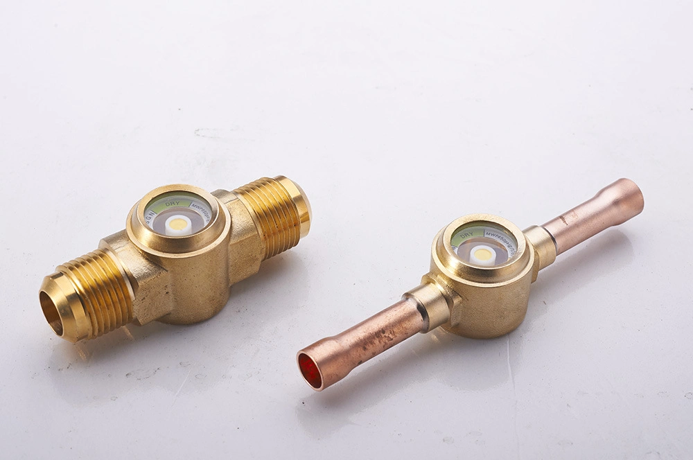 Moisture Indicators Contained Refrigeration Copper Sight Glass
