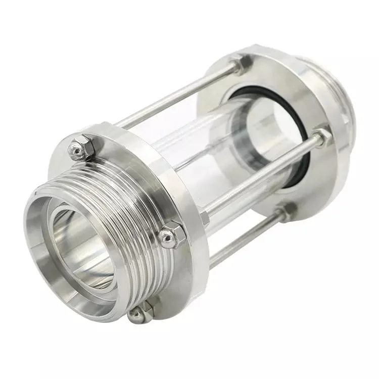 Stainless Steel Sanitary Jackedted Tri Clamp Sight Glass
